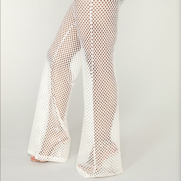 Fashion Nova Flare Beach Pants- S - Picture 3 of 6